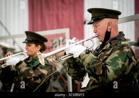 18 janvier 2021, Washington, District of Columbia, États-Unis : répétition d'inauguration devant le Capitole de Washington, DC le 18 janvier 2021 (image crédit : © Erin Schaff - piscine via CNP/CNP via ZUMA Wire) Banque D'Images