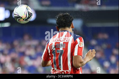 Harrison, États-Unis. 31 juillet 2025. Guadalajara a visité les Red Bulls de New York le 31 juillet 2025 à Harrison, New Jersey, lors de la phase de ligue de la Coupe des ligues 2025. Sur la photo, Luis Romo (milieu de terrain, 17 ans). (Photo de Jess Stiles/Sipa USA) crédit : Sipa USA/Alamy Live News Banque D'Images