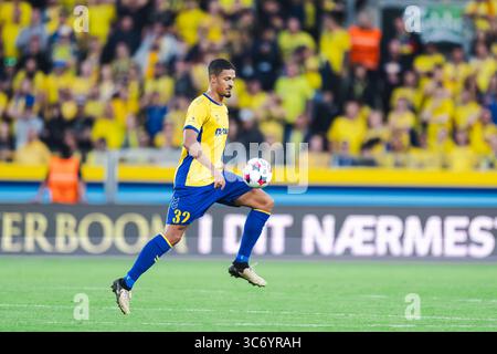 Broendby, Danemark. 31 juillet 2025. Frederik Alves (32 ans) de Broendby vu lors du match de qualification de l'UEFA Conference League entre Broendby IF et Havnar Boltfelag au Broendby Stadion à Broendby. Crédit : Gonzales photo/Alamy Live News Banque D'Images