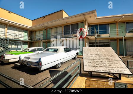 Memphis Tennessee Lorraine Motel National civil Rights Museum Banque D'Images