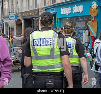 Edinburgh Festival Fringe, Royal Mile, Édimbourg Écosse, Royaume-Uni. 1er août 2025. Crédit : Arch Whte/Alamy Live news. Banque D'Images