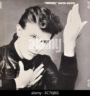 David Bowie - Space Oddity - couverture de l'album vinyle - 1972 Banque D'Images