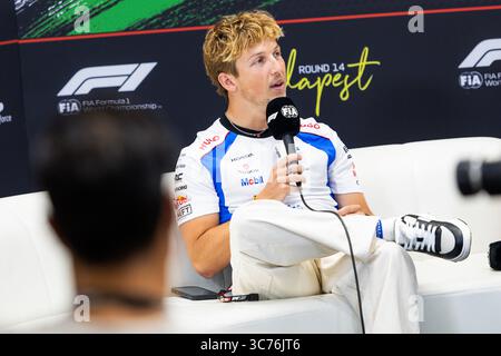 Budapest, Hongrie. 31 juillet 2025. #30 Liam Lawson (AUS, Visa Cash App Racing Bulls F1 Team), Grand Prix F1 de Hongrie à Hungaroring le 31 juillet 2025 à Budapest, Hongrie. (Photo de HOCH Zwei) crédit : dpa/Alamy Live News Banque D'Images
