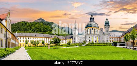 Abbaye d'Ettal, Bavière, Allemagne Banque D'Images