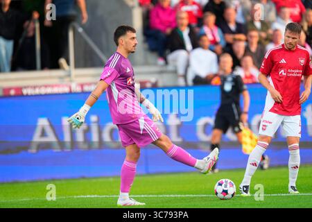 Vejle, Danemark. 01 août 2025. Vejle Boldklub moeder OB i Superligaen paa Vejle Stadion fredag den 1. août 2025. Crédit : Ritzau/Alamy Live News Banque D'Images