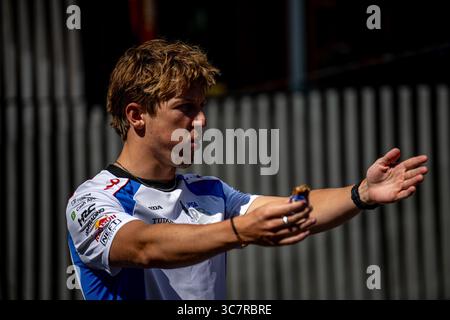 HUNGARORING, HONGRIE - JUILLET 31 : Liam Lawson, Racing Bulls VCARB 02 de Nouvelle-Zélande lors du Grand Prix de Hongrie à Hungaroring le jeudi 31 juillet 2025 à Mogyorod, Hongrie (photo de Michael Potts/BSR Agency) crédit : BSR Agency/Alamy Live News Banque D'Images