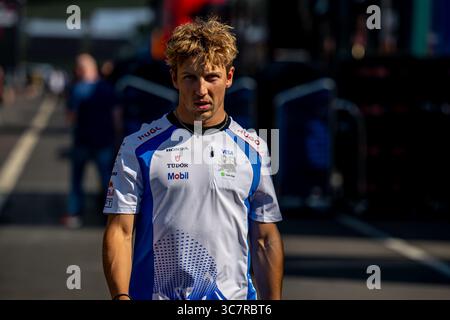 HUNGARORING, HONGRIE - JUILLET 31 : Liam Lawson, Racing Bulls VCARB 02 de Nouvelle-Zélande lors du Grand Prix de Hongrie à Hungaroring le jeudi 31 juillet 2025 à Mogyorod, Hongrie (photo de Michael Potts/BSR Agency) crédit : BSR Agency/Alamy Live News Banque D'Images