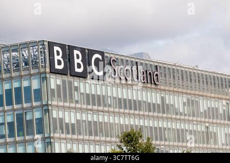 BBC STUDIOS BÂTIMENT sur la rivière Clyde 31 juillet 2025 Banque D'Images