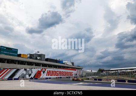 81 PIASTRI Oscar (aus), McLaren F1 Team MCL39, action lors de la 9ème manche du Championnat FIA de formule 3 2025 du 1er au 3 août 2025 sur le Hungaroring, à Mogyorod, Hongrie Banque D'Images