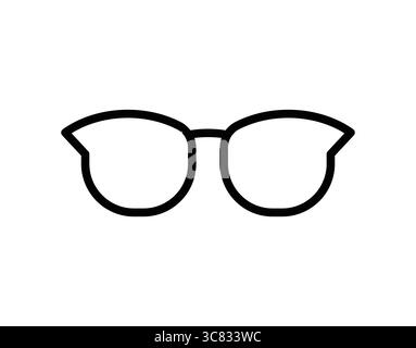 Cette illustration au trait minimaliste présente une paire de lunettes élégante, parfaite pour les projets de design ou les thèmes liés à la mode. Simple mais élégant, je Illustration de Vecteur