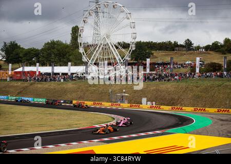 Mogyorod, Hongrie. 03 août 2025. 06 VERSCHOOR Ricard (nld), MP Motorsport, Dallara F2 2024, action 10 MINI Gabriele (ita), Prema Racing, Dallara F2 2024, action lors de la 10ème manche du Championnat FIA de formule 2 2025 du 1er au 3 août 2025 sur le Hungaroring, à Mogyorod, Hongrie - photo Xavi Bonilla/DPPI crédit : DPPI Media/Alamy Live News Banque D'Images