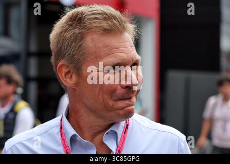 Budapest, Hongrie. 03 août 2025. Mika Salo (fin). 03.08.2025. Championnat du monde de formule 1, Rd 14, Grand Prix de Hongrie, Budapest, Hongrie, jour de la course. Le crédit photo devrait se lire : XPB/Alamy Live News. Banque D'Images
