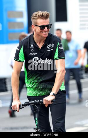 Budapest, Hongrie. 03 août 2025. Nico Hulkenberg (GER) Sauber. 03.08.2025. Championnat du monde de formule 1, Rd 14, Grand Prix de Hongrie, Budapest, Hongrie, jour de la course. Le crédit photo devrait se lire : XPB/Alamy Live News. Banque D'Images