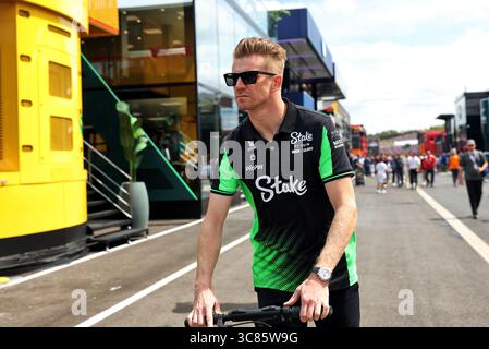 Budapest, Hongrie. 03 août 2025. Nico Hulkenberg (GER) Sauber. 03.08.2025. Championnat du monde de formule 1, Rd 14, Grand Prix de Hongrie, Budapest, Hongrie, jour de la course. Le crédit photo devrait se lire : XPB/Alamy Live News. Banque D'Images