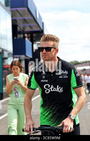 Budapest, Hongrie. 03 août 2025. Nico Hulkenberg (GER) Sauber. 03.08.2025. Championnat du monde de formule 1, Rd 14, Grand Prix de Hongrie, Budapest, Hongrie, jour de la course. Le crédit photo devrait se lire : XPB/Alamy Live News. Banque D'Images