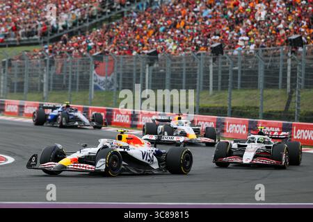 Budapest, Hongrie. 1er janvier 2000. Liam Lawson, lors du Grand Prix de Hongrie de formule 1 Lenovo 2025, Budapest, Hongrie. Crédit : Gabriele Lanzo / Alessio Morgese / Alamy Live news Banque D'Images