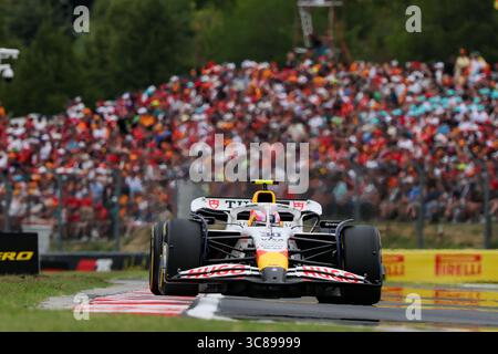 Budapest, Hongrie. 1er janvier 2000. Liam Lawson, lors du Grand Prix de Hongrie de formule 1 Lenovo 2025, Budapest, Hongrie. Crédit : Gabriele Lanzo / Alessio Morgese / Alamy Live news Banque D'Images