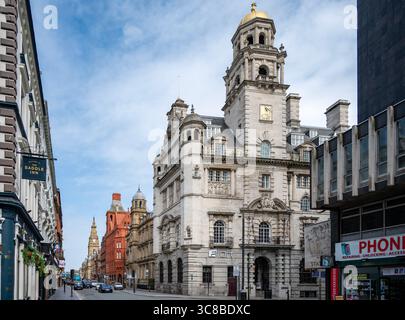 Vieux bâtiments sur Dale Street, Liverpool, Lancashire, Angleterre Banque D'Images