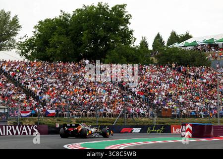 81 PIASTRI Oscar (aus), McLaren F1 Team MCL39, action lors de la 9ème manche du Championnat FIA de formule 3 2025 du 1er au 3 août 2025 sur le Hungaroring, à Mogyorod, Hongrie Banque D'Images