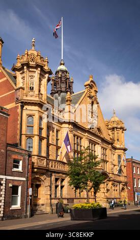Royaume-Uni, Herefordshire, Hereford, St Owen’s Street, Town Hall, extérieur Banque D'Images