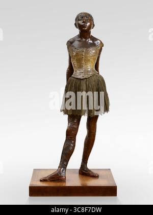 Petite danseuse, 14 ans. Edgar Degas. Exécuté en cire 1878-1881, coulé en bronze vers 1922 Banque D'Images