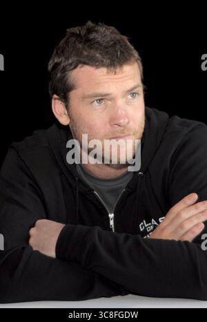 Sam Worthington au junket de presse pour 'Clash of the Titans' à Los Angeles - 31 mars 2010 Banque D'Images