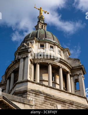 L'extérieur de l'Old Bailey dans la ville de Londres, Royaume-Uni. Banque D'Images