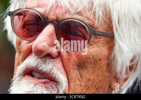 Budapest, Hongrie. 3 août 2025. Bernie Ecclestone lors du Grand Prix de formule 1 de Hongrie sur le circuit Hungaroring à Mogyorod près de Budapest le 3 août 2025. (Crédit image : © Beata Zawrzel/ZUMA Press Wire) USAGE ÉDITORIAL SEULEMENT ! Non destiné à UN USAGE commercial ! Banque D'Images