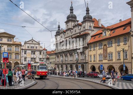 Malá Strana dans le centre historique de Prague, Tchéquie Banque D'Images