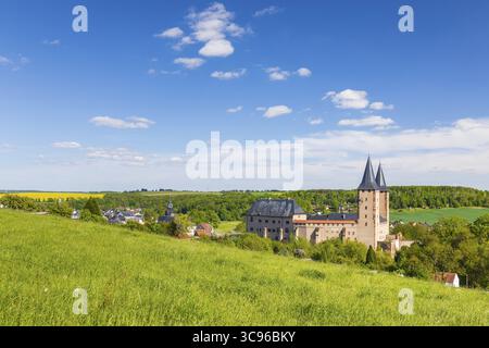 Château de Rochlitz, Saxe, Allemagne Banque D'Images