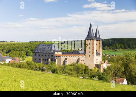 Château de Rochlitz, Saxe, Allemagne Banque D'Images