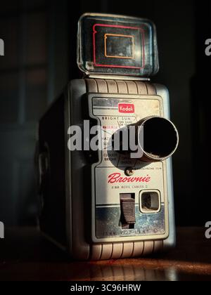 Caméscope Kodak Brownie 8mm vintage Banque D'Images