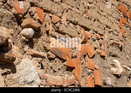 12 novembre 2018, San Pablo Villa de Mitla, Oaxaca, Mexique : ruines d'une hacienda coloniale espagnole construite en 1584 à Xaaga, Oaxaca, Mexique. Ancienne hacienda de Maria Colon de la Cueva, arrière petite-fille de Christophe Colomb. (Crédit image : © Jon G. Fuller/VW pics via ZUMA Press Wire) Banque D'Images