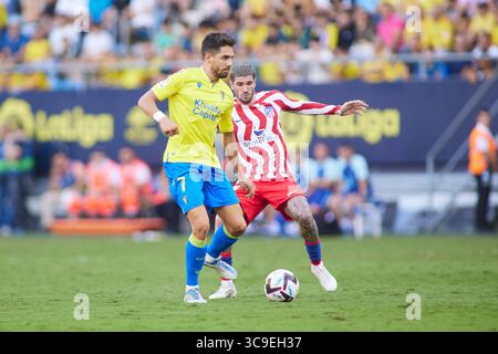 29 octobre 2022, CADIX, CADIX, ESPAGNE : Ruben Sobrino de Cadix en action lors de la ligue espagnole, la Liga Santander, match de football joué entre le Cadix CF et l'Atlético de Madrid au stade Nuevo Mirandilla le 29 octobre 2022, à Cadix, Espagne. (Crédit image : © Joaquin Corchero/AFP7 via ZUMA Press Wire) Banque D'Images