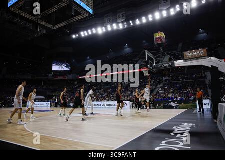 30 octobre 2022, MADRID, MADRID, ESPAGNE : la ligue espagnole Liga Endesa ACB, match de basket joué entre le Real Madrid et Carplus Fuenlabrada au pavillon du Wizink Center le 30 octobre 2022, à Madrid, Espagne. (Crédit image : © Jesus Hellin/AFP7 via ZUMA Press Wire) Banque D'Images