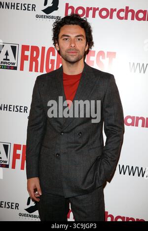 26 août 2018, Londres, Royaume-Uni : Aidan Turner assiste à la première européenne de ''L'homme qui a tué Hitler puis le Bigfoot'' au Cineworld Leicester Square à Londres. (Crédit image : © Fred Duval/SOPA images via ZUMA Press Wire) Banque D'Images