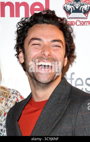 26 août 2018, Londres, Royaume-Uni : Aidan Turner assiste à la première européenne de ''L'homme qui a tué Hitler puis le Bigfoot'' au Cineworld Leicester Square à Londres. (Crédit image : © Fred Duval/SOPA images via ZUMA Press Wire) Banque D'Images
