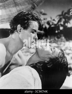 15 septembre 2020 : Horst Buchholz, Valerie Gearon, sur le plateau du film, ''Nine Hours to Rama'', 20th Century-Fox, 1963 (image crédit : © JT Vintage/Glasshouse via ZUMA Press Wire) Banque D'Images