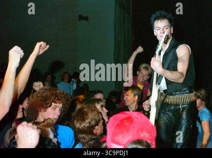 Fern Park, Floride, États-Unis : The CLASH - VINCE WHITE - Orlando Jai Alai Fronton, 30 mars 1984 (crédit image : © Christopher Helton via ZUMA Press Wire) Banque D'Images