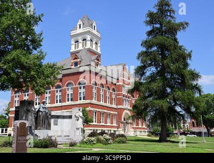 Oregon, Illinois, États-Unis. Le palais de justice du comté d'Ogle dans le siège du comté d'Oregon, Illinois. Banque D'Images