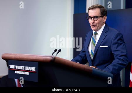 20 janvier 2023, Washington, District of Columbia, États-Unis : le porte-parole du Conseil de sécurité nationale John Kirby prend la parole lors du briefing quotidien à la Maison Blanche à Washington, D.C. le vendredi 20 janvier 2023 (crédit image : © Julia Nikhinson/CNP via ZUMA Press Wire) Banque D'Images