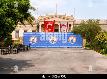 Famagouste (Kapali Maras), Chypre du Nord - 16 juillet 2025 : vue depuis la ville abandonnée de Varosha Banque D'Images
