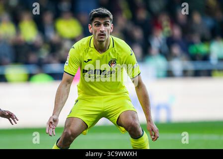 7 janvier 2023, VILLARREAL, CASTELLON, ESPAGNE : Gerard Moreno de Villarreal regarde pendant le match de ligue Santander entre Villareal CF et le Real Madrid au stade la Ceramica le 7 janvier 2023, à Castellon, Espagne. (Crédit image : © Ivan Terron/AFP7 via ZUMA Press Wire) Banque D'Images