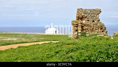 Autour du Sanctuaire de notre-Dame de Cabo Espichel, au Portugal Banque D'Images