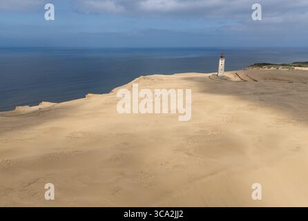 Phare Rubjerg Knude, Jütland, Danemark Banque D'Images