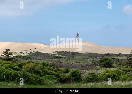 Phare Rubjerg Knude, Jütland, Danemark Banque D'Images