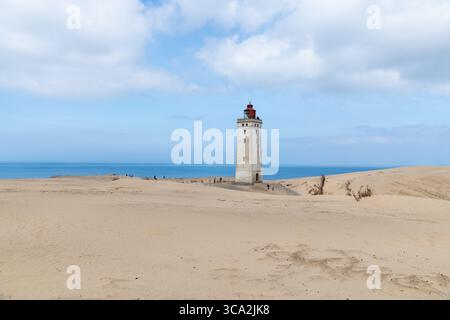 Phare Rubjerg Knude, Jütland, Danemark Banque D'Images