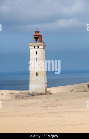 Phare Rubjerg Knude, Jütland, Danemark Banque D'Images