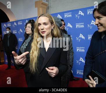 15 février 2023, Santa Barbara, Californie, États-Unis : Kerry Condon charms on the Santa Barbara International film Festivalâ€™ s Red Carpet, 15 février 2023, au Théâtre historique d'Arlington, où elle a reçu le Virtuosos Award, qui récompense â€œup-et-comingâ€ acteurs pour avoir réalisé une performance révolutionnaire, comme elle l'a fait dans les Banshees d'Inisherin (crédit image : © Amy Katz/ZUMA Press Wire) Banque D'Images