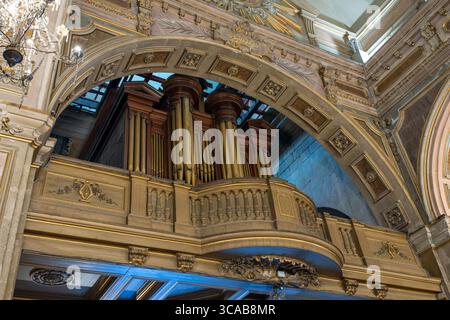 2 mars 2023, Santiago, région métropolitaine de Santiago, Chili : L'orgue de la cathédrale métropolitaine de Santiago à Santiago, Chili. (Crédit image : © Jon G. Fuller / Vwpics/VW pics via ZUMA Press Wire) Banque D'Images